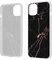 Black Rose Gold Marble Printed Phone Cases 6.1 Inch for iPhone 14 Case Clear Shockproof Protective Phone Case Not Yellowing Phone Cover