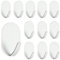 Gerhannery 12 Piezas Ganchos Adhesivos para Pared, Perchas Adhesivas Baño Sin Taladro, Gancho Pared Ganchos Adhesivos Colgadores Pared Adhesivos Sin Taladro Para Baño (Blanco)