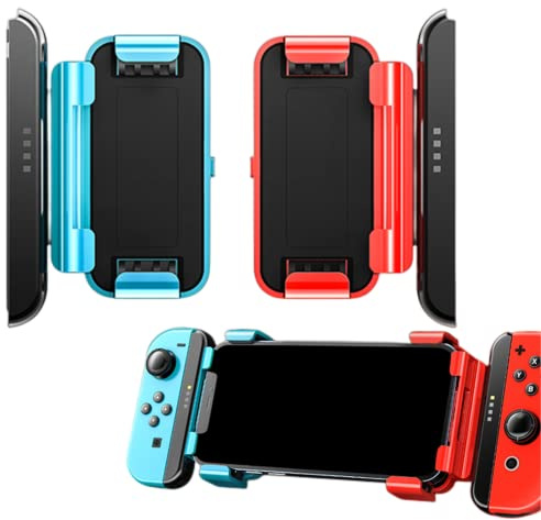 Halterung Clip für NS Switch, für iPhone iOS16, Handy Gamepad Halterung Clip OLED Controller Spielzubehör