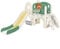 BTM Children's Combo Slide, Features a Long Slide, Storage Box, Tunnel. Stair Ladder, Basketball Hoop and Passage Area.Toddler Slide. Easy Assembly and Convenient Storage HDPE.