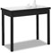 ASTIMESA Tipo Libro Mesa de Cocina, Blanco, 80 x 40 cm a 80 x 80 cm