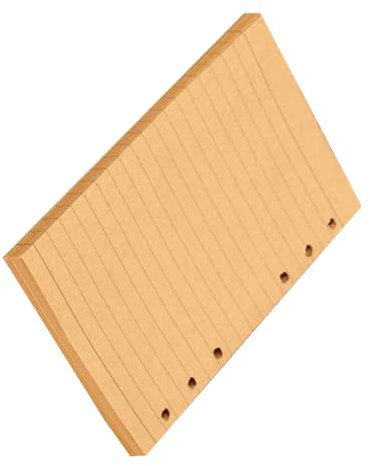 STOBOK Loseblattpapier A6 160 Blatt Ringbuch Einlagen Gittermuster Umweltschonend Notizbuchersatz Für Tagebuch Und Planer