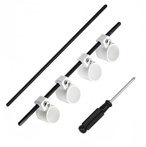 Fingerverlängerungsmanschetten für Gitarre, Fingertrainer Zubehör für Gitarren-Übungen, Fingeröffner, verstellbarer Fingerverlängerer, für Zubehör Gitarre Bass Training (weiß)
