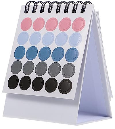 COHEALI 1Stk 2022 Mini-Tischkalender Schreibtischkalender schreibtischzubehör Minikalender 2021-2022 Staffelei-Tischkalender Taschenkalender Wohnkultur Bürokalender Heimkalender Haushalt