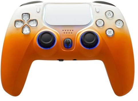 DOYO PS4 Controller Wireless, with USB C Cable/1200mAh Battery/Dual Motors/6-Axis Gyro/3.5mm Audio Jack/Multi Touch Pad/Share Button, PS4 Controller Compatible with PS4/Slim/Pro/PC