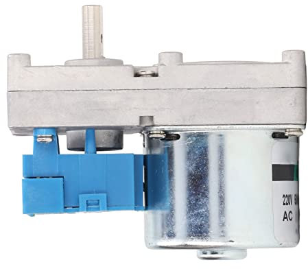 20-W-Schneckenvorschubmotor, Geringer Widerstand, Ganzmetallgetriebe, Hohe Spannungsfestigkeit, für Biomasse-Pelletofen, Elektrokamin, für PHC90 Cast, PP60, PP70, PP130 (3 U/min)