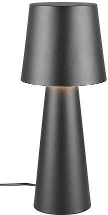 Trio Leuchten Tischleuchte Nubian 562900132, Metall Schwarz matt, exkl. 1x E27