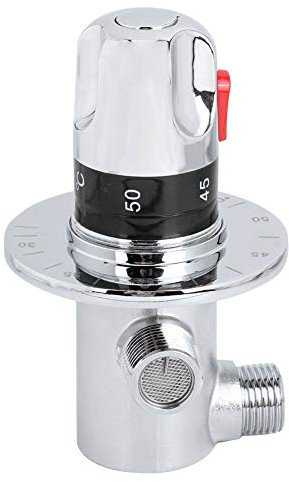 Ur Cabine Douche Thermostatique, Mitigeur Thermostatique, 1Pc Laiton Thermostatique Mélange d'eau Chaude/Froide Vanne De Contrôle De La Température pour Chauffe-Eau Domestique