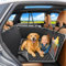 Taygeer Hundedecke Auto Rücksitz mit Harter Unterseite, Abnehmbare Hundematte Auto, Wasserabweisend Hundedecke für Unterwegs 127x156cm, Kratzfeste Autodecke Hund Rückbank für PKW, SUV & Van, Schwarz