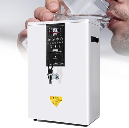 Instant Hot Water Dispenser Wall-Mounted Commercial Hot Water Pot With Filter LCD Display - Perfect for Coffee Home Office - Automatic Water Boiler with Spout