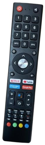Ersatz ChiQ Fernbedienung, Fernbedienung Ersatz für SABA Changhong ChiQ GCBLTV02ADBBT, kompatibel mit Changhong ChiQ SABA Smart Fernsehern L32H7S, SA40S67A9, L40H7A, L50H7A, U55IP7UHD, U58H7A, U65H7S