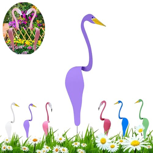 tanzende vögel Garten,tanzende vögel,Tanzender Flamingo-gartenstecker,Flamingo Garten,Flamingo aus Metall,Flamingo deko Garten,Florida tanzende vögel Garten metallkunst,Tanzender Flamingo-F||1pcs