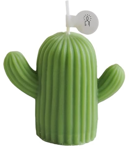 Cactus - Bougies parfumées pour femme - Bougie romantique - Bougies décoratives - Bougies parfumées pour l'aromathérapie et la détente à la maison