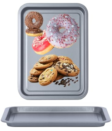 Large Baking Trays 31cm Rectangular Oven Sheet with Non-Stick Coating | Oven/Pan Dishwasher Safe & Easy To Clean