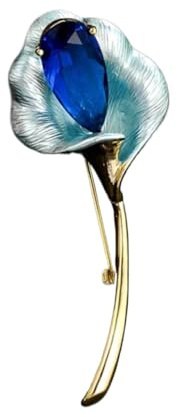 Calla Lily Broche de luxe pour femme, taille unique