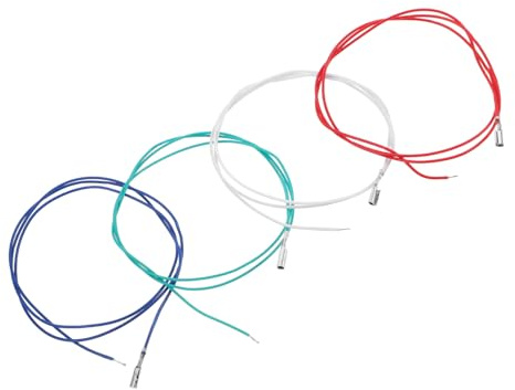 UPKOCH 4 pezzi Cavi per Giradischi per Braccio Giradischi e Fonografo Fili Sostitutivi Resistenti alla Corrosione per Trasmissione Audio Stabile e Chiara