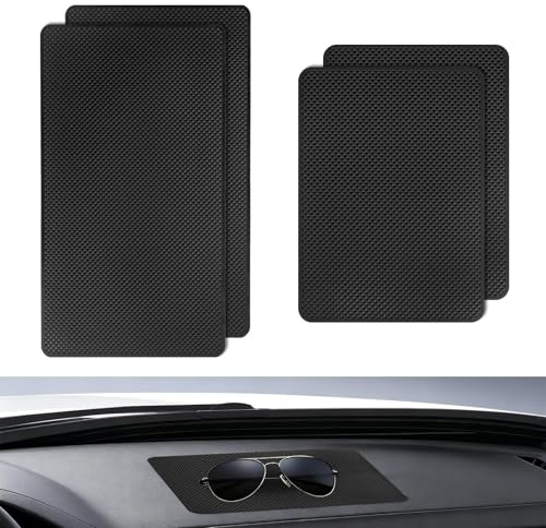 4 Stück Antirutschmatte Auto Armaturenbrett Anti Rutsch Pads es 2 Größen