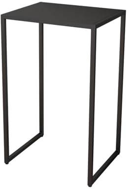 ZYYANSHOP Cupboard Sweeper Shelf Storage Display Cabinet Sofa Side Table Printer Stand Flower Pot Plant(Black,40x40x80cm)