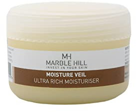 Marble Hill Moisture Veil 50g Anti-Falten, Anti-Aging Creme für reife und sehr trockene Ekzeme neigende Haut Vegan und tierversuchsfrei, entwickelt von Dr. Maria McGee MB ChB