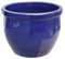 Hentschke Keramik Pflanztopf/Pflanzkübel frostsicher Ø 40 x 34 cm, Effekt blau, 076.040.64 Blumenkübel für Draußen + Innen - Made in Germany