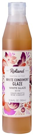 Roland Foods Modena Vinaigre balsamique blanc importé Spécial Bouteille de 300 ml