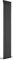 Milano Alpha Black Vertical Single Flat Panel Radiator - 1780mm x 350mm
