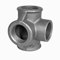 Georg Fischer +GF+ Temperguss Fitting, Verzinkt, NR. 223, 1 ZA2, T-Verteiler