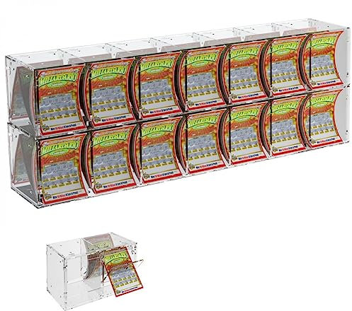 Avà srl Theke- oder Hängedisplay für Rubellose aus Plexiglas transparent mit 14 Fächer