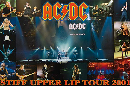 1art1 AC/DC Poster Stiff Upper Lip Tour 2001 Plakat | Bild 91x61 cm