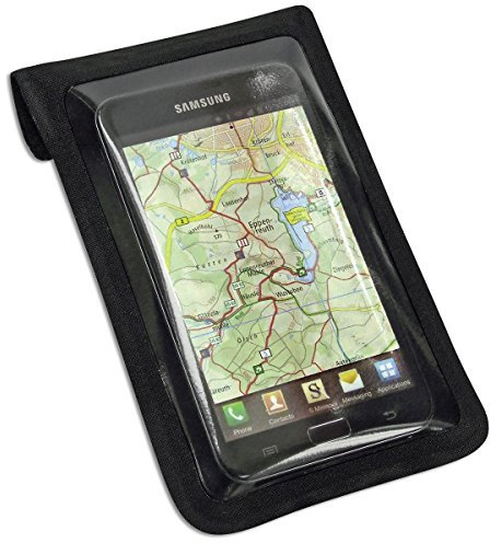 KLICKfix Lenkertasche PhoneBag Duratex, Schwarz, M