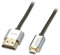 Lindy 1m CROMO Slim High Speed HDMI to Micro HDMI Cable with Ethernet