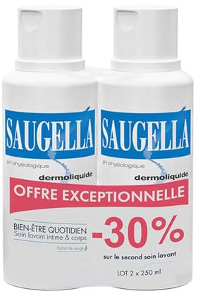 Saugella Dermoliquide Lot de 2 x 250 ml