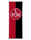 Hissfahne 1. FCN 150 x 400 cm mit Hohlsaum Oben für Auslegermasten
