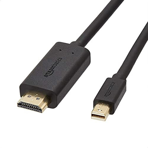 Amazon Basics Câble Mini DisplayPort vers HDMI, Noir, 3 m