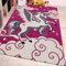 Paco Home Kinderzimmer Teppich für Kinder Das Kleine Einhorn Pink Creme Türkis, Grösse:200x290 cm
