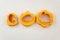 TUPPERWARE Backen 3 Ausstecher hellorange Ausstechform Ostern Plätzchen Kekse