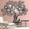 Grandora Wandtattoo Baum mit Ästen und Blättern I schwarz (BxH) 164 x 150 cm I Wohnzimmer Schlafzimmer Sticker Aufkleber Wandaufkleber Wandsticker W5409