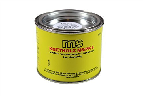 Holzkitt - Knetholz - Reparaturholz schleifbar & lackierbar MS/PK-L 100gr (Buche Mittel)