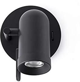 FARO BARCELONA ORLEANS APLIQUE NEGRO 1L GU10