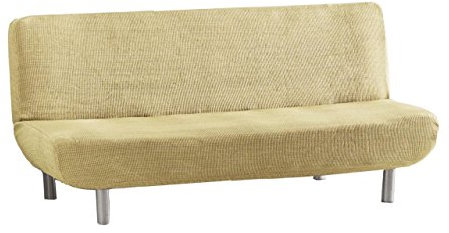 Eysa Aquiles Élastique Clic Clac Housse de Canapé 3 Places, Polyester Coton, Beige, 37x29x9 cm