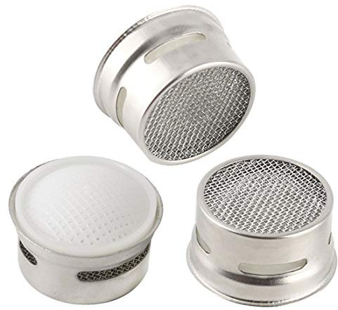 sourcing map 3pcs Plastic Faucet Aerators Insert Faucet Replacement Part Water Filter Adapters Faucet Flow Restrictor Accessory