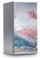 Kühlschrank Sticker I Dekoraufkleber für Kühlschranktür - Aufkleber Folie abwaschbar I Klebefolie Küche - Design: Mount Fuji