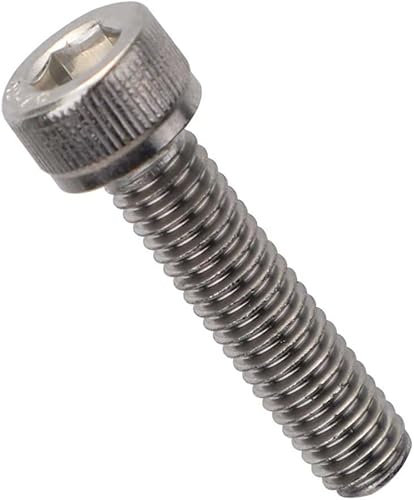 M3 x 6mm Socket Head Cap Screws, Stainless Steel 18-8 (304), Allen Socket Drive, Full Thread, Bright Finish, 50 PCS
