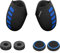 NiTHO Gaming Kit per Controller Playstation 4, Include Impugnature Silicone Anti-Sudore, Anelli di Precisione, Copri Levette Analogiche, Migliora il Controllo e la Precisione del Gioco per PS4