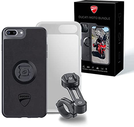 SP CONNECT Handyhalterung Motorrad | Wasserdichter Handyhalter für Ducati Motorrad Bike Roller | Zubehör für alle Smartphone Handys wie iPhone Samsung | Gadget Halterung für Navi Phone Holder…