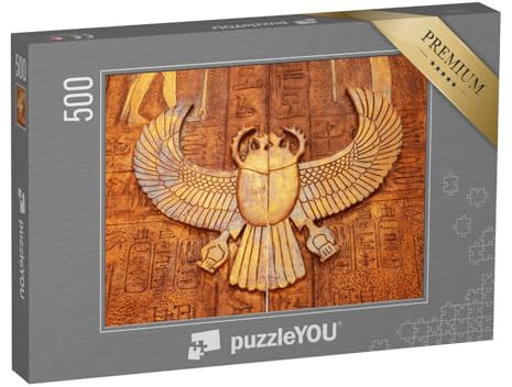 puzzleYOU: Puzzle 500 Teile „Altägyptisches Tor in den Pyramiden, Ägypten“ – aus der Puzzle-Kollektion Antike