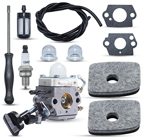 Haishine Vergaser für STIHL BG56 Laubbläser Ersetzen für ZAMA C1M-S260B 4241-120-0632 4241-120-0622 4241-120-0615 mit Schraubendreher/Kraftstoffleitung/Baumwolle für Luftfilter/Zündkerze