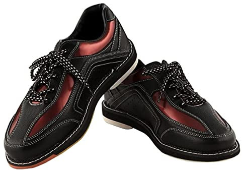 SUMECH Mens Womens Lawn Bowling Shoes with 5 Soles Unisex Lightweight Bowls Trainers Breathable Non-Slip Abrasion Resistant,Black,9 UK