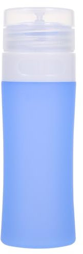 Cabilock Leak Proof Silicone Travel Shampoo Bottle 60Ml Portable Squeeze Container for Toiletries Lotion Liquid Soap Travel Emulsion Dispenser