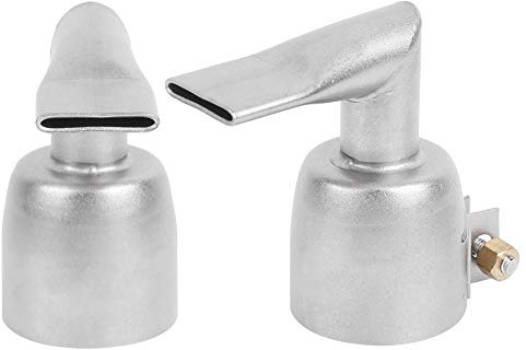 2pcs 20mm 90 Degree Angled Welding Nozzle Hot Air Gun Welding Nozzle Accessories Leister 40mm Nozzle 90 11 * 10 * 5